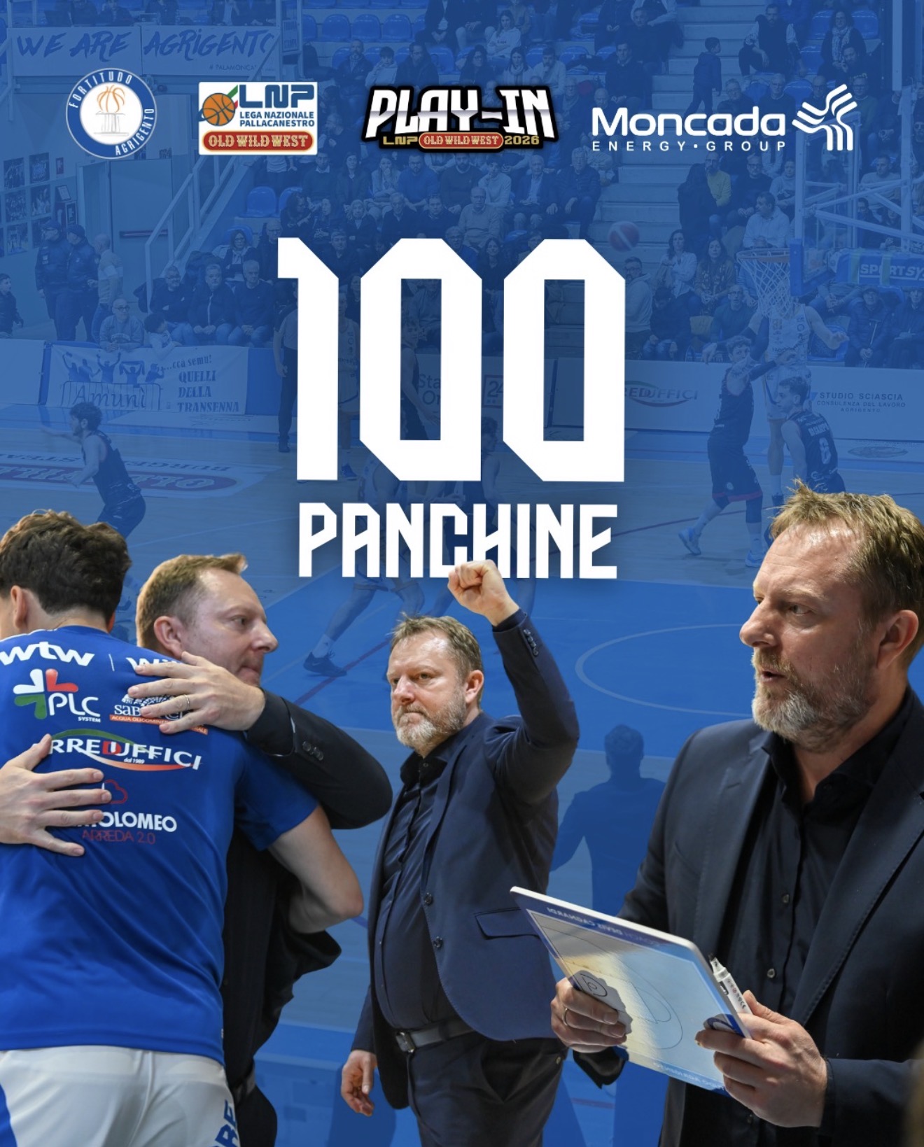 Devis Cagnardi celebra 100 panchine con la Fortitudo 