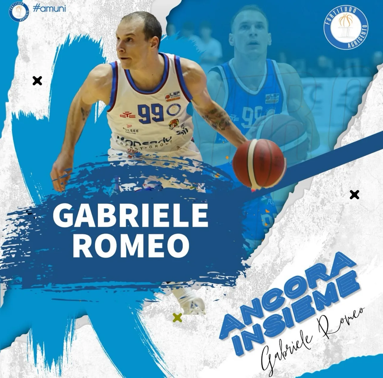 GABRIELE ROMEO CONFERMATO: SARÀ ANCORA IL REGISTA DELLA FORTITUDO MONCADA AGRIGENTO